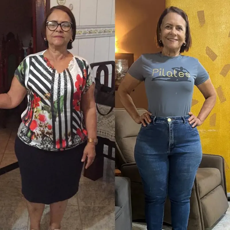 Resultado real de aluna do Protocolo Canetinha