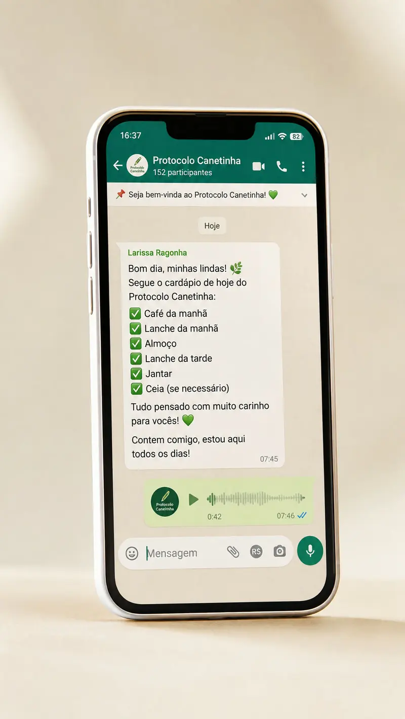Protocolo Canetinha entregue direto no WhatsApp
